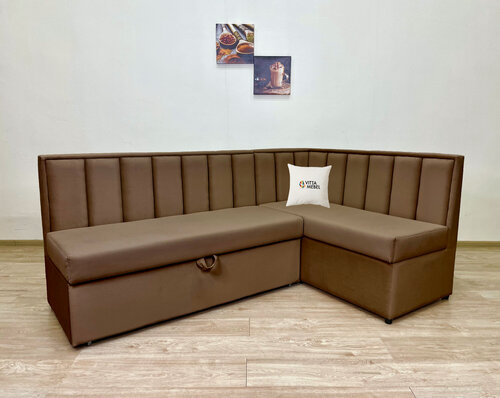 Изображение товара Кухонный уголок Santorini угол правый, коричневый