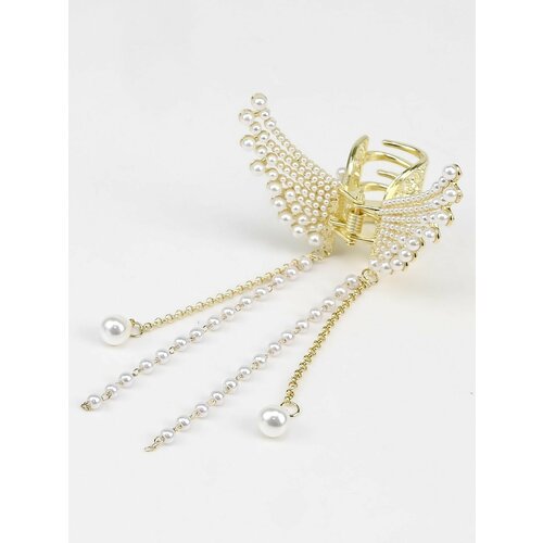 Краб заколка металлический со стразами блестящий крабик украшение для волос с камнями 329₽