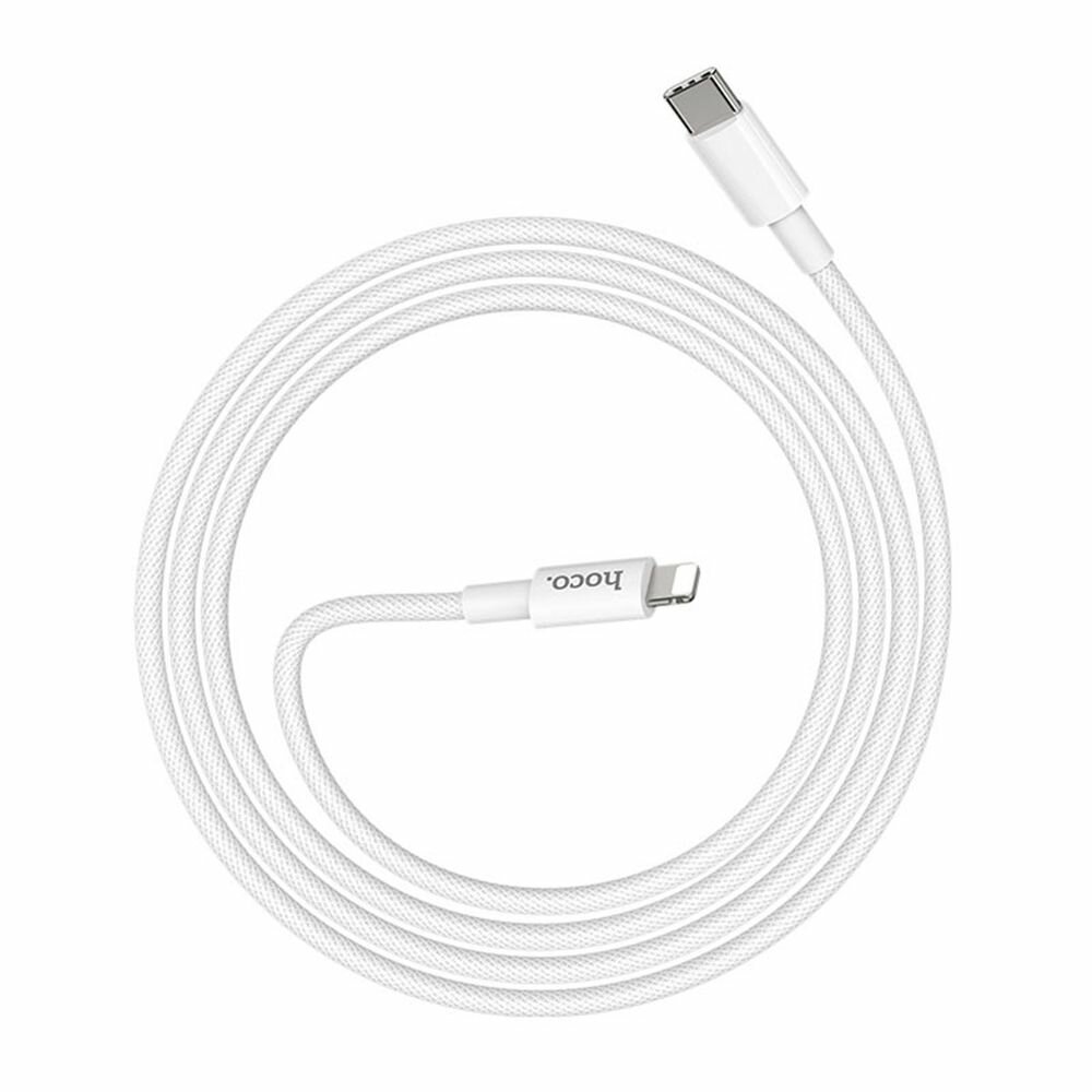 Кабель Hoco X56 New Original USB-C - Lightning QC 3A PD 20W 1m White 6931474740892 - фото №17