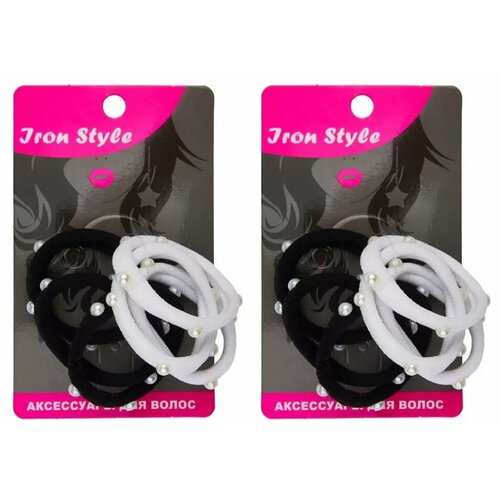 Резинки для волос Iron Style набор 6 шт 2 уп 391₽