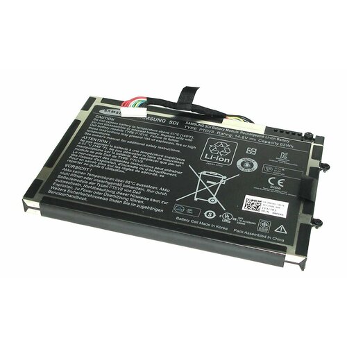 Аккумулятор для Dell Alienware M11X, M13X, (PT6V8), 63Wh, 14.8V аккумулятор для ноутбука dell m11x 4s2p 14 8v 63wh черная oem
