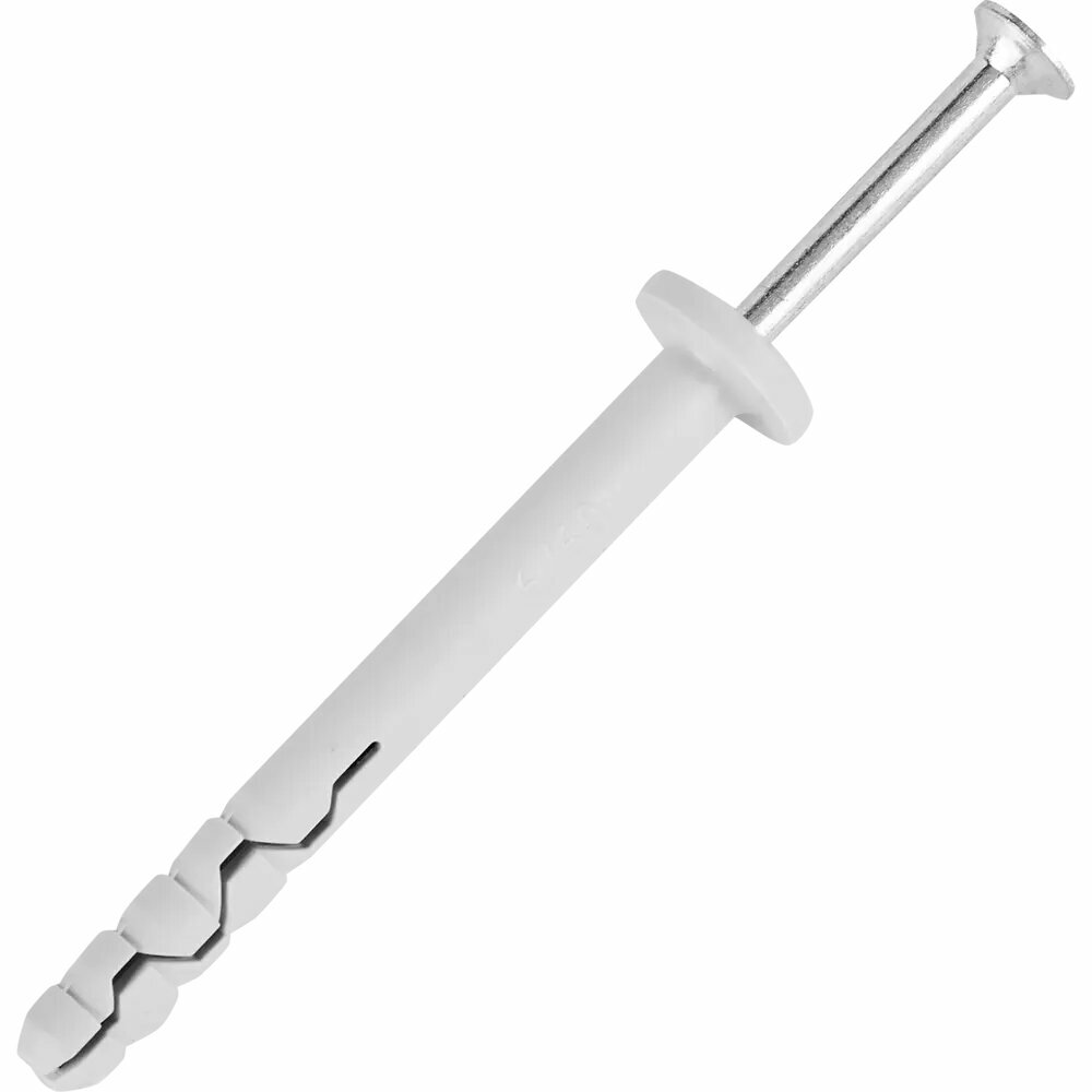 Дюбель-гвоздь Standers с грибовидным бортиком нейлоновый серый 6x60 мм 50 шт.