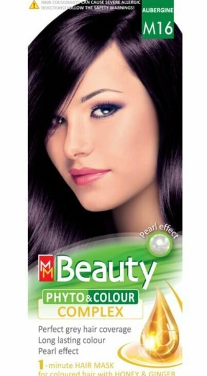 MM Beauty Краска для волос, тон M16 Баклажан, 125 мл
