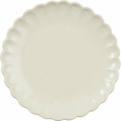 Тарелка с волнистыми краями Mynte Butter Cream 19,5 см