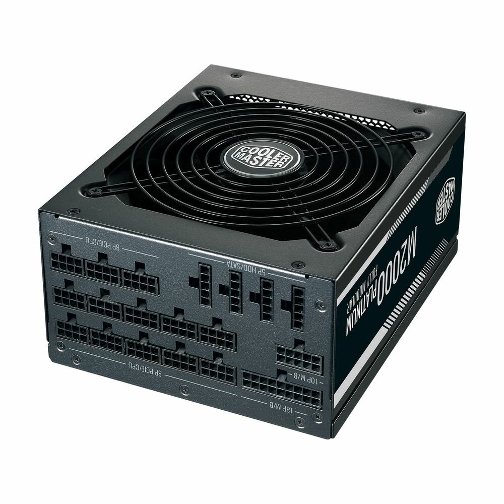 Cooler Master Блок питания Cooler Master M2000 Platinum, 2000W 80Plus Platinum, w/EU Cable MPZ-K001-AFFBP-EU MPZ-K001-AFFBP-EU M2000 Platinum, 2000W 80Plus Platinum, w/EU Cable MPZ-K001-AFFBP-EU