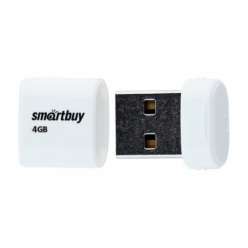 Smart buy Носитель информации Smartbuy USB Drive 4GB LARA White SB4GBLara-W