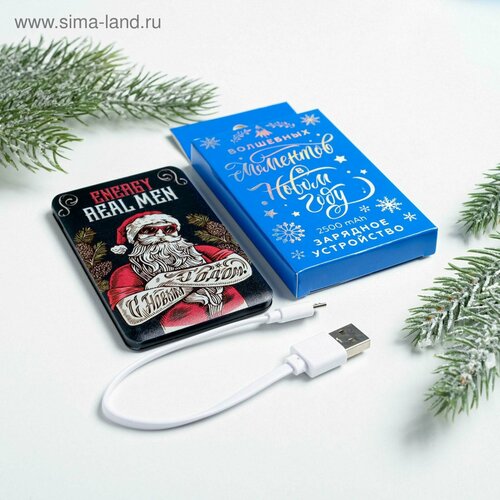 Новогоднее зарядное устройство Real men 2500 mAh 1081₽