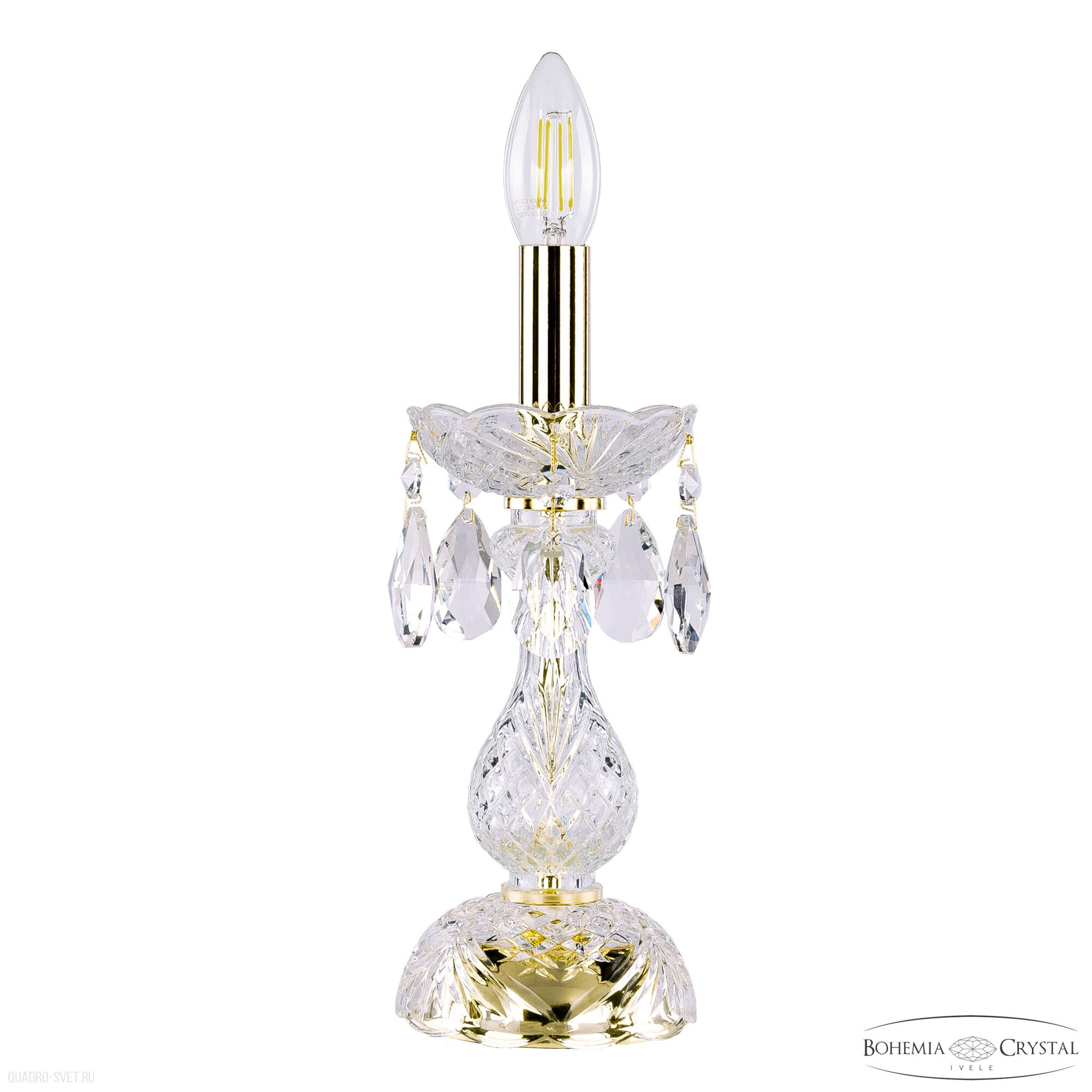 фото Настольная лампа Bohemia IVELE Crystal 101L/1-27 G 101