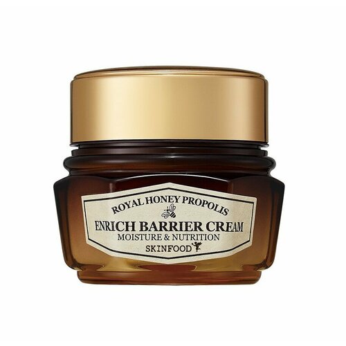 Крем для лица с прополисом черной пчелы Skinfood Royal Honey Propolis Enrich Barrier Cream 63 мл