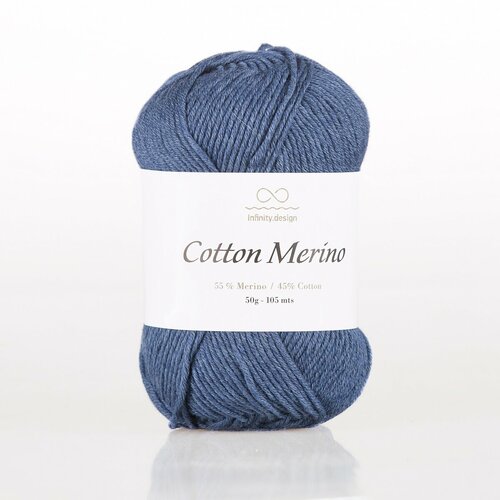 Infinity Design Cotton Merino (5864 Blue Melert)