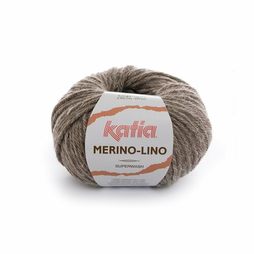 Пряжа для вязания Katia Merino-Lino (502 Fawn brown)