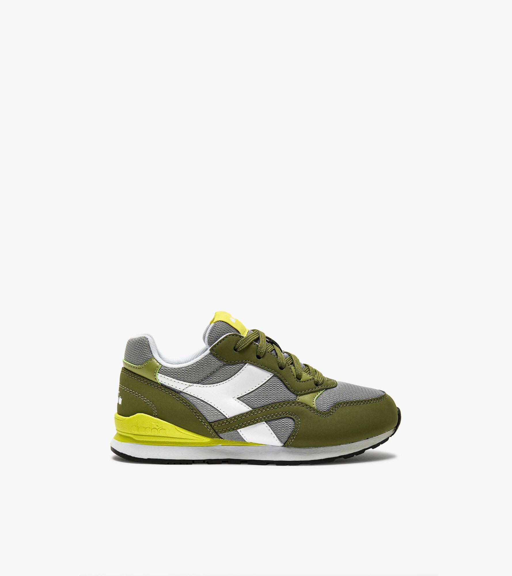 Кроссовки Diadora N.92 PS, размер T15, хаки/серый/белый