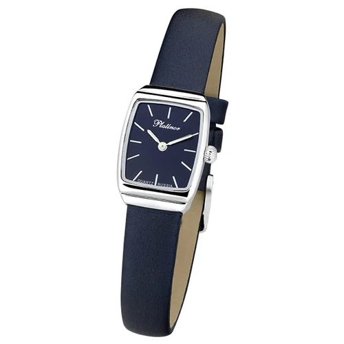 Наручные часы Platinor, серебро, серебряный, черный