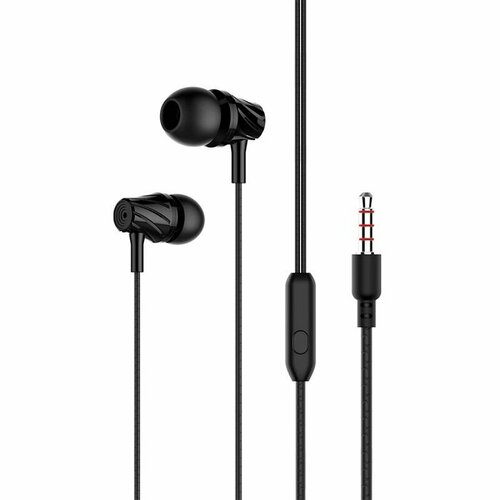 Проводные наушники 35 Fumiko EP17 черные 370₽