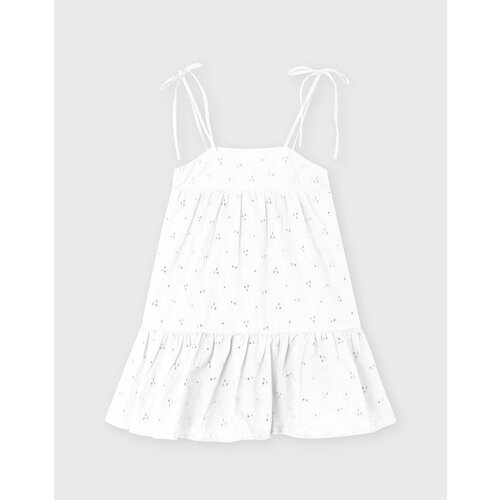 Платье Gloria Jeans, размер 6-8л/122-128, белый