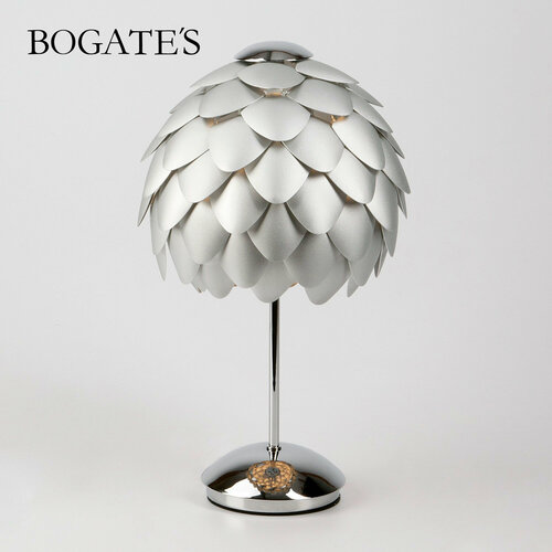 Лампа декоративная Bogates Cedro 01099/1, E27, 60 Вт, хром