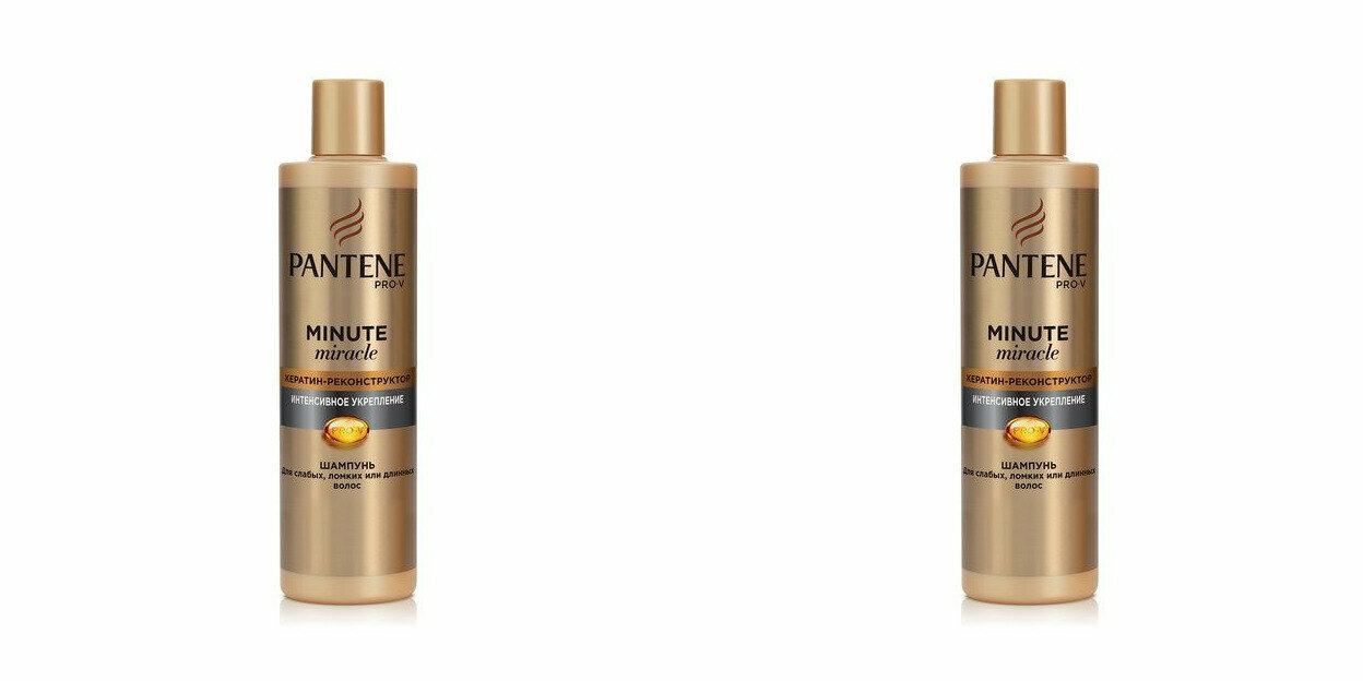 Pantene Pro-V Шампунь для волос Minute Miracle "Интенсивное укрепление" 270мл, 2 шт. /