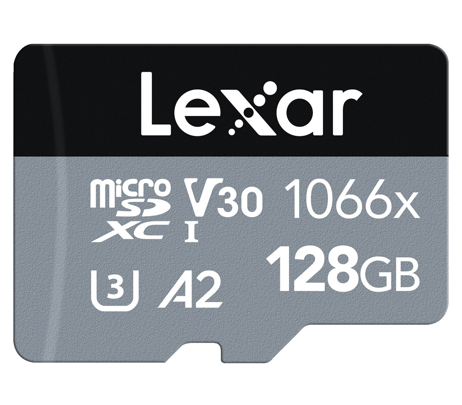 Карта памяти Lexar Professional 1066x Silver microSDXC 128GB UHS-I U3 V30 A2, R/W 160/120 МБ/с