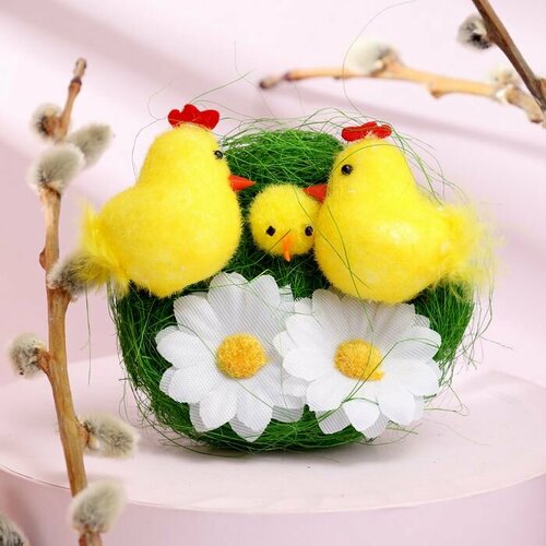 Набор для декора пасхальный Семья 2 11 11 см 566₽