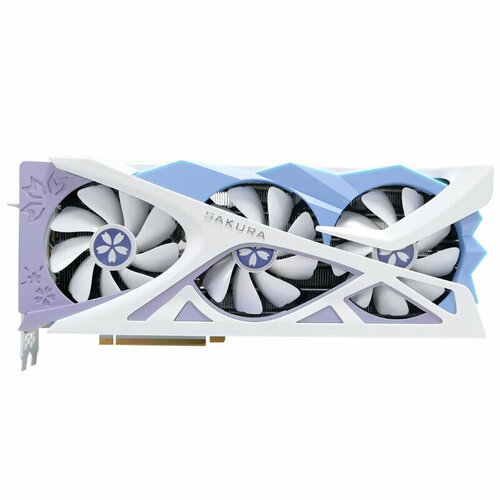 Видеокарта Yeston GeForce RTX 4070 Ti Sakura Hitomi 12ГБ белыйрисунок 9499900₽
