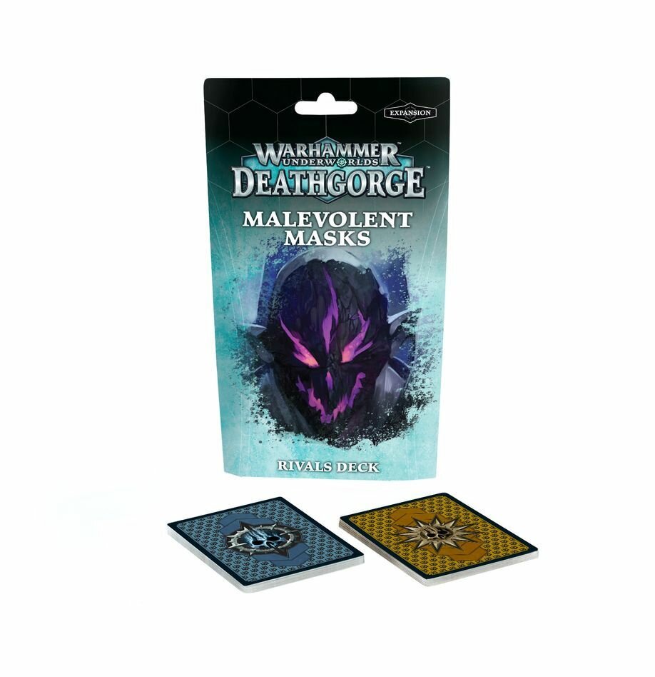 Набор карт Warhammer Underworlds: Deathgorge - Malevolent Masks Rivals Deck на английском языке