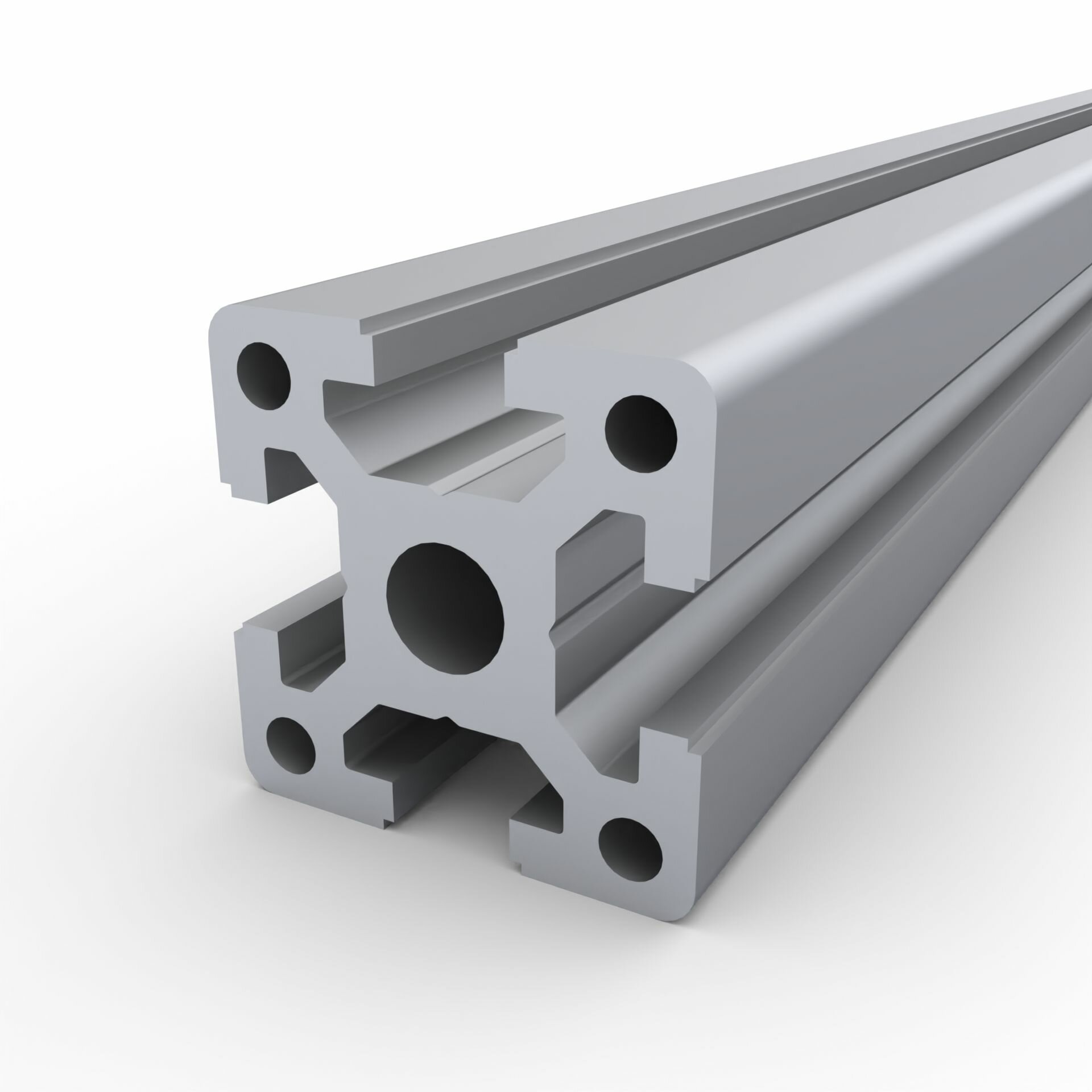 фото Усиленный конструкционный профиль 40х40, паз 10 мм, анодированный, 500 мм - 1 шт. (OB-4040S10-HEAVY)