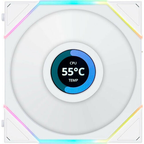 Вентилятор для корпуса Lian LI UNI FAN TL LCD 120 White (G99.12TLLCD1W. R0)