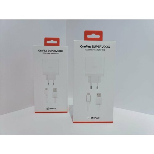 Сетевое зарядное устройство OnePlus SUPERVOOC 100W, USB-A/Type-C, White