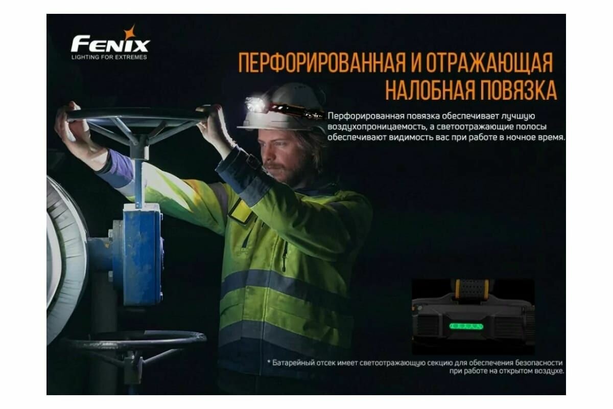 Налобный фонарь Fenix HP25RV2.0 HP25RV20 - фото №15