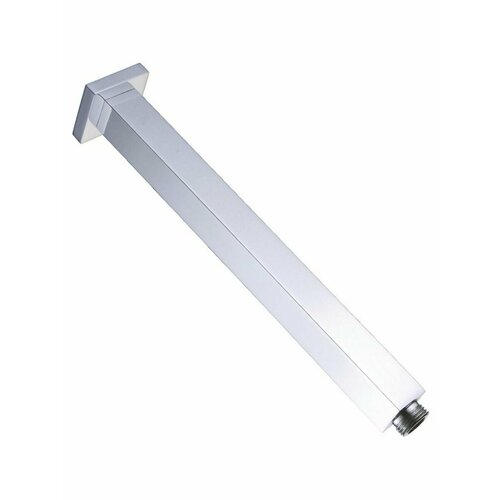 GANZER Q300RQ-CH держатель для лейки верхнего душа потолочный 250мм кронштейн из потолка хром 1780₽