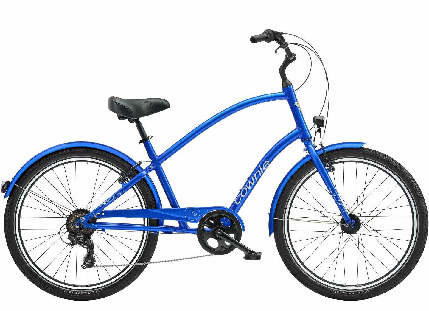 Велосипед городской круизер Electra Townie Original 7D EQ Step Over Hyper Blue