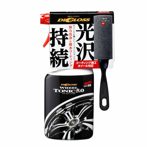 Soft99 Очиститель-покрытие для колесных дисков DiGloss Wheel Tonic 50 400 мл 1541₽