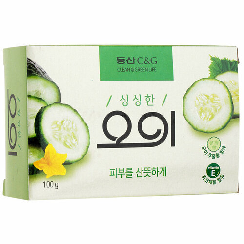 Огуречное туалетное мыло Clio New Cucumber Soap, 100 г