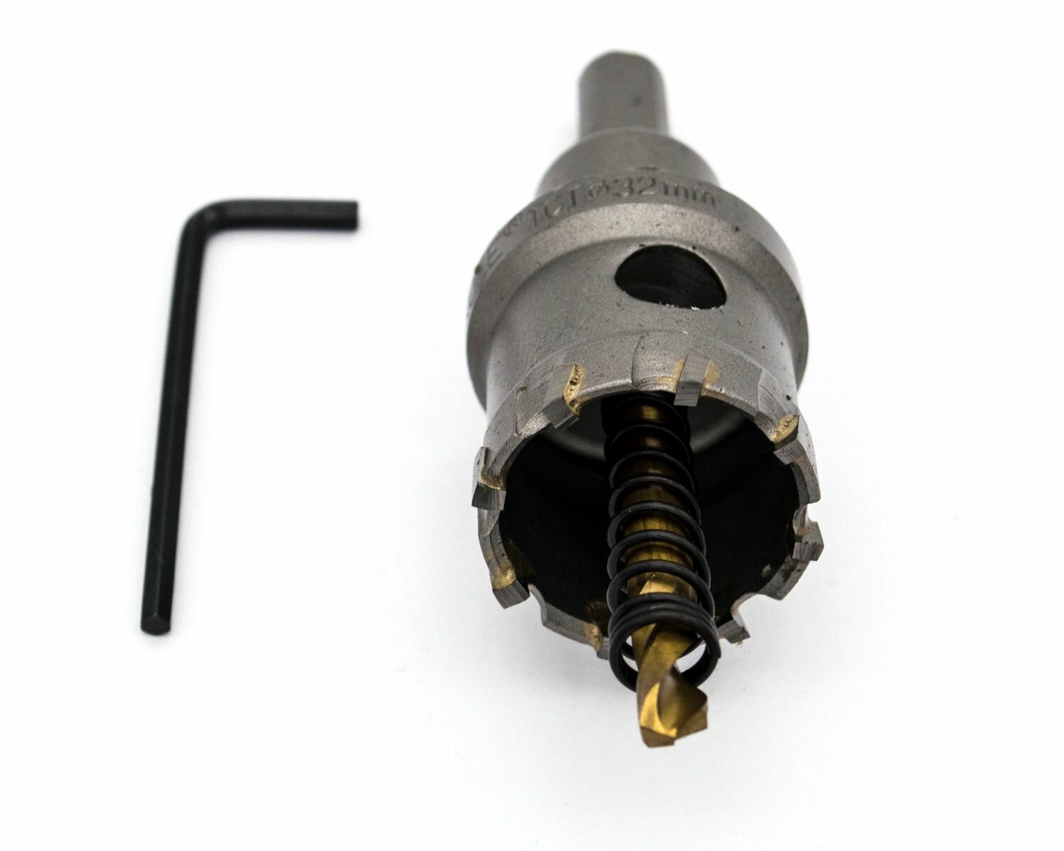 фото Твердосплавная коронка по металлу с победитом и центрирующим сверлом Skole, TCT, 32 мм