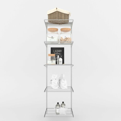 Гардеробная система LIGROOM полочная №1, 600х527х2022 мм, Белая