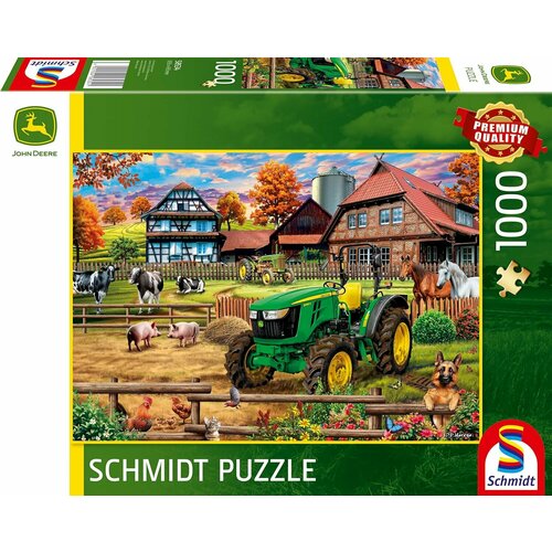 Пазл для взрослых Schmidt 1000 деталей: Ферма с трактором