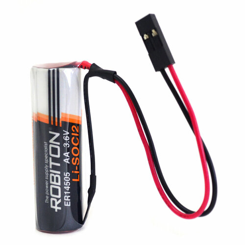 Батарейка ROBITON ER14505-DP с коннектором PH1, в упаковке: 1 шт. батарейка литий тионилхлоридный lisocl2 robiton er14505 box50 aa bulk уп 50 шт