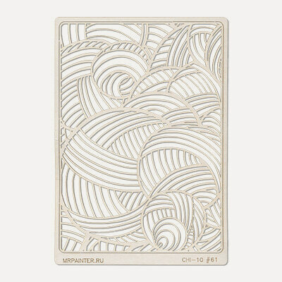 Изображение товара Mr.Painter CHI-10-TZ30 Чипборд 11.5 х 16.5 см 061 Клубки декоративная заготовка скрапбукинга