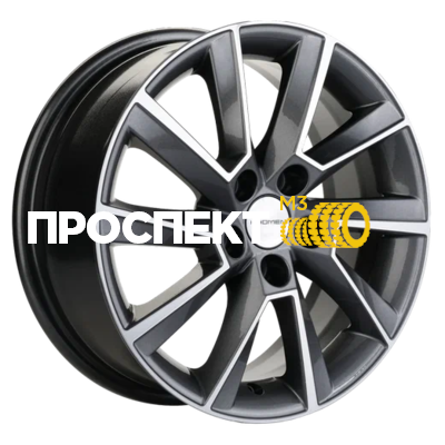 6x15/5x100 ET38 D57,1 KHW1507 (Rapid/Fabia) Gray-FP