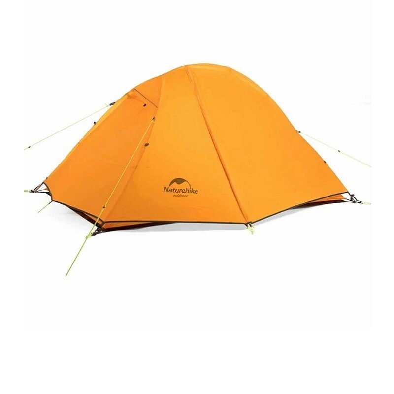 Палатка Naturehike сверхлегкая + коврик NH18A095-D, 20D, orange, 6975641886495