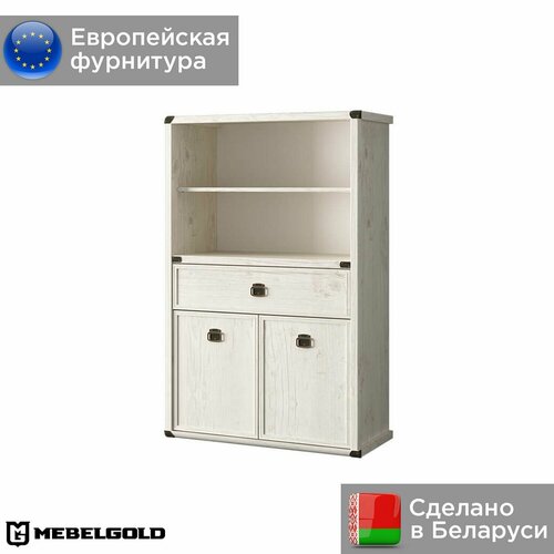 Магеллан Стеллаж, белорусский, деревянный, модульный 2D1S МебельГолд