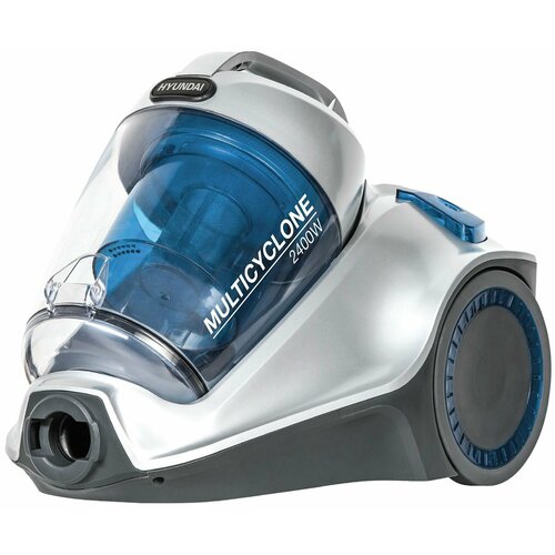 Пылесос напольный Hyundai HYV-C4575 серебристыйсиний 1129000₽