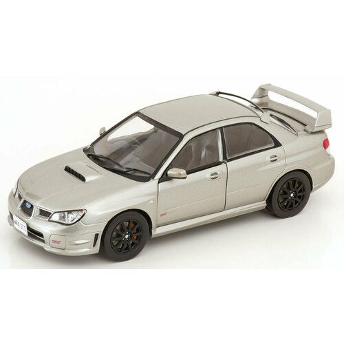 Subaru impreza wrx sti grey metallic welly 1 36 subaru impreza wrx sti alloy diecast car collection toy nex new exploration of models package gift