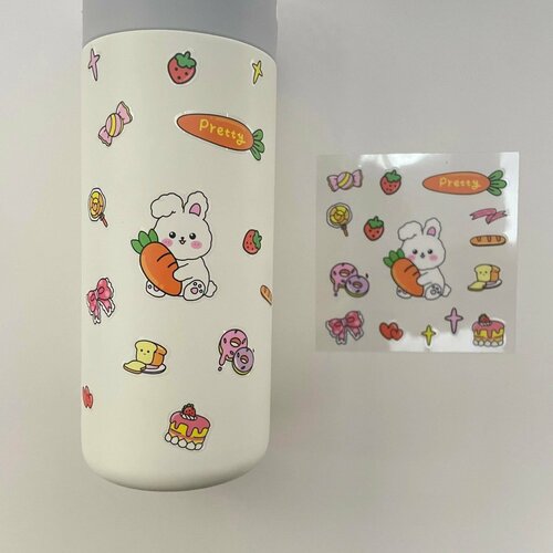 Настольный органайзер для хранения мелочей цвет Bunny random stickers 20 листов 371₽