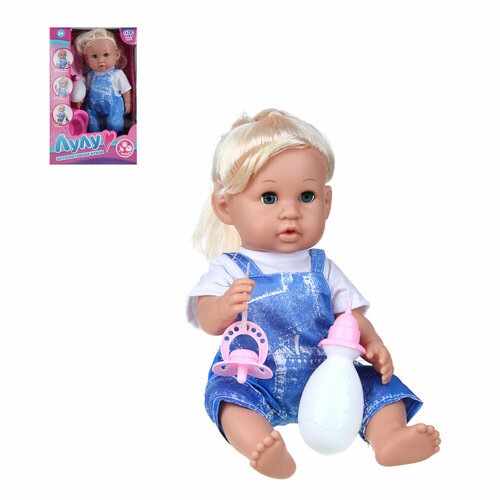 BY Kids Кукла интерактив ЛуЛу пластик PE резина текстиль звук AG13х3 23х11х36см 2 диз 2051₽
