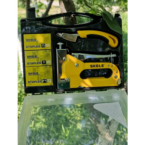 Степлер мебельный регулируемый тип 140 скобоудалитель Скол 3200₽