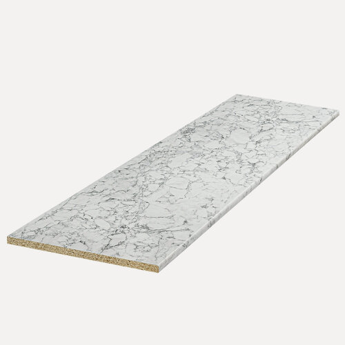 Изображение товара Столешница для кухни Скиф 1300х600x26мм с кромкой. Цвет - Мрамор итальянский