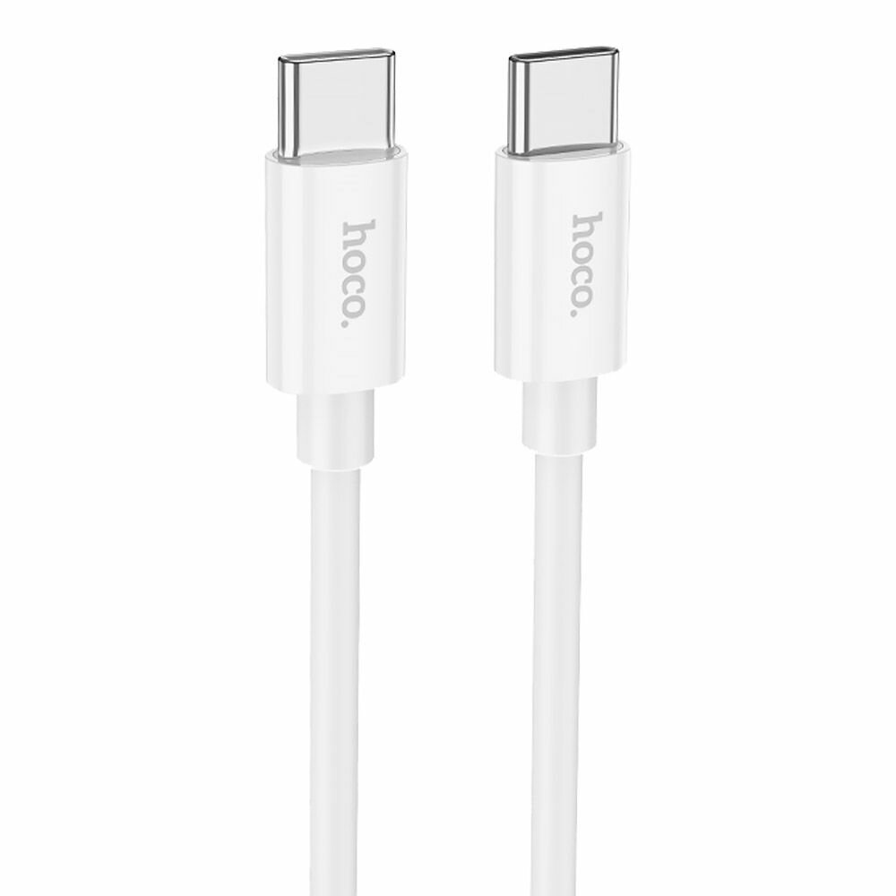 USB-C кабель HOCO X87 Magic Silicone Type-C, 3А, 60W, 1м, силикон (белый)