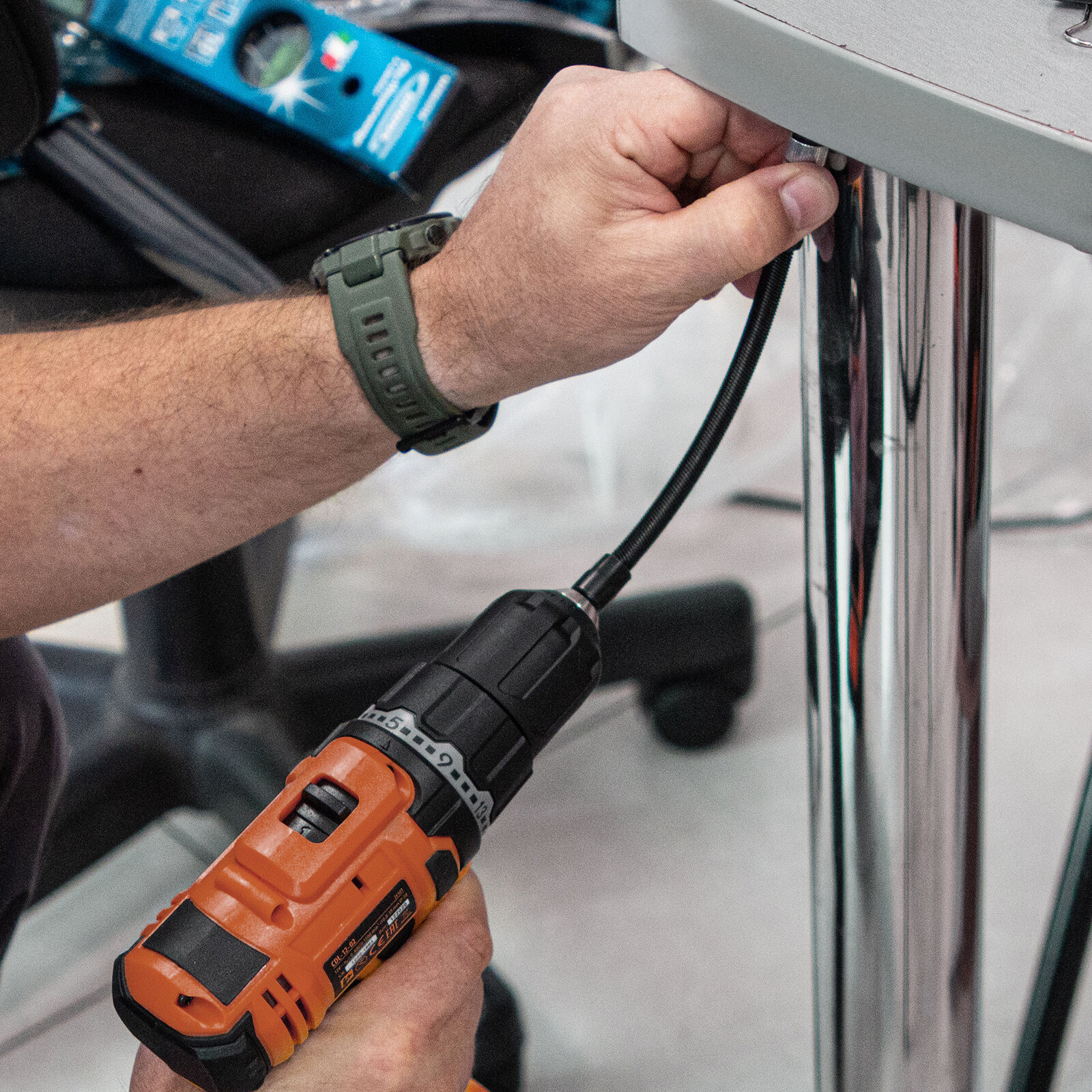 Гибкий переходник для бит, 190 мм, 1/4 Gross, 11369 — фото 1