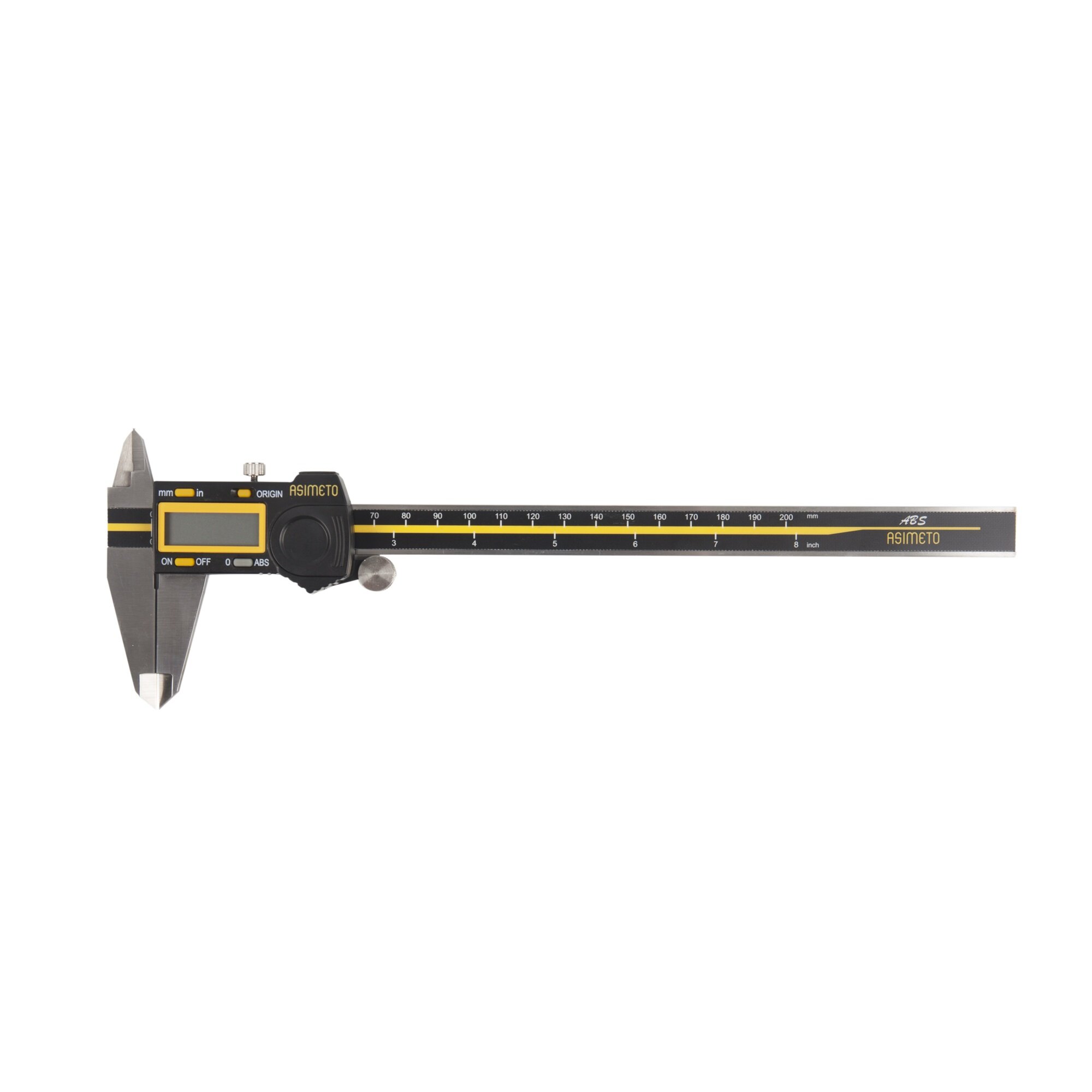ASIMETO 307-62-3 Штангенциркуль цифровой 0,01 мм, 0-300 мм, ABS